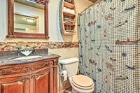 Riverfront Getaway with Hot Tub  Movie Theater